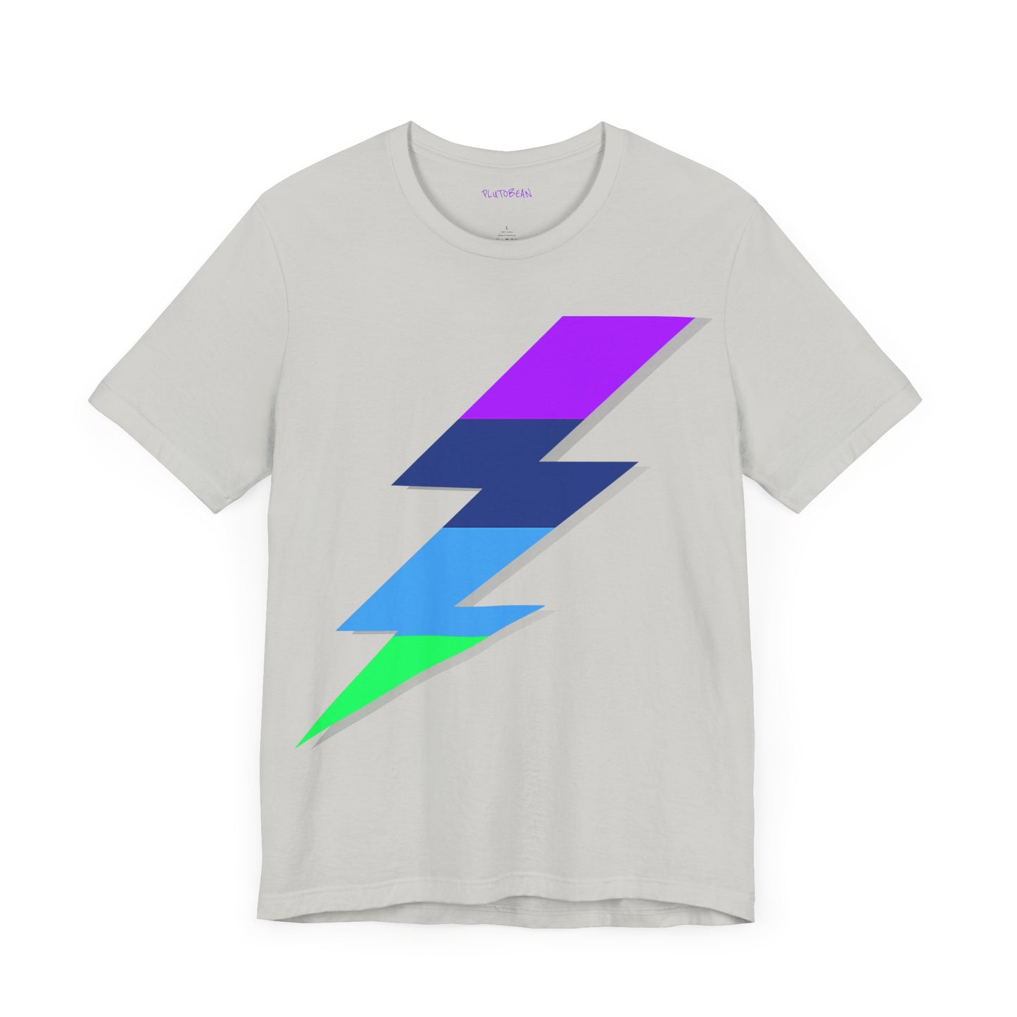 LIGHTNING BOLT TEE - SILVER