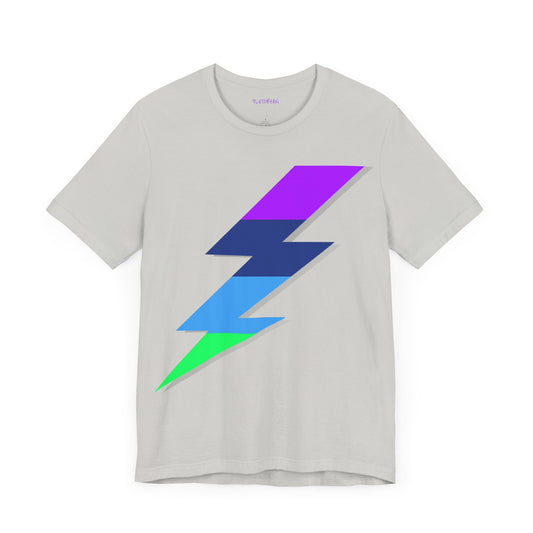 LIGHTNING BOLT TEE - SILVER